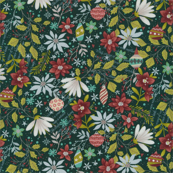 Countdown to Christmas 2836-76 Teal by Henry Glass