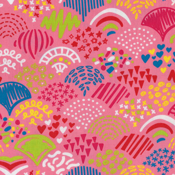 Creativity Glows 47530-20 Bubblegum by Moda Fabrics