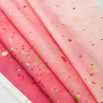 Ombre Galaxy Metallic 10873-226M Popsicle Pink by Moda Fabrics