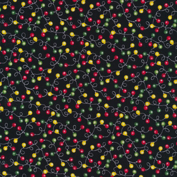 Merry Town 6362-96 Black by Sharla Fults for Studio E Fabrics