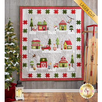 Frosty Goes to Town Quilt Kit - Laser Cut
