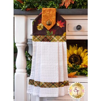 Hanging Towel Kit - Pumpkin Harvest - Burgundy
