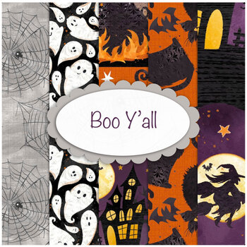 Boo Y'all  5 FQ Set by 3 Wishes Fabric