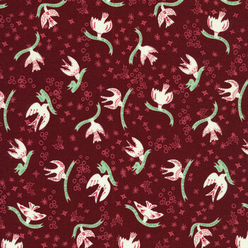 Cheer & Merriment 45532-14 Hollyberry by Moda Fabrics REM #2
