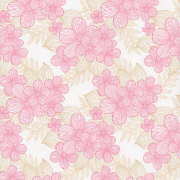 Judy's Bloom 13554-02 Pink by Benartex