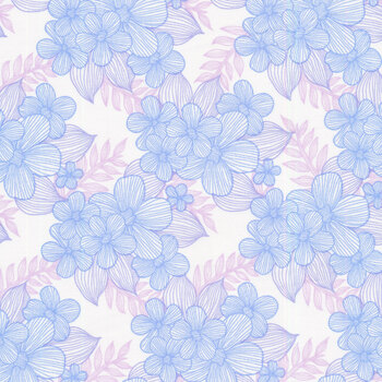 Judy's Bloom 13554-05 Blue by Benartex