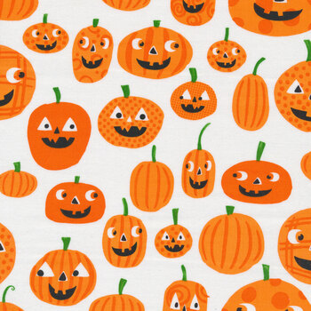 Too Cute To Spook 22420-14 White Ghost by Moda Fabrics