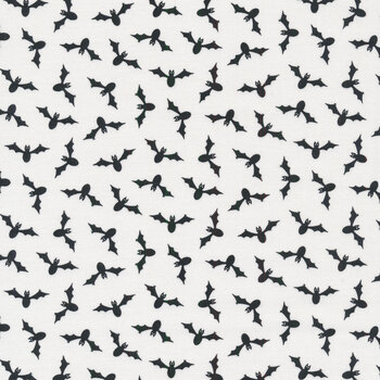 Too Cute To Spook 22423-14 White Ghost by Moda Fabrics REM