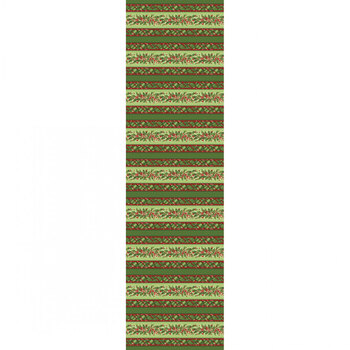 Evergreen Bows MASM10184-G Holly Stripe - Metallic by Maywood Studio