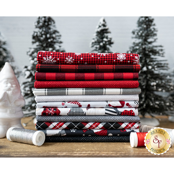 Gnome for the Holidays  12 FQ Set by Timeless Treasures Fabrics