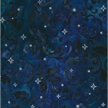 Winter Sparkle - Artisan Batiks 21232-74 Sapphire by Robert Kaufman Fabrics