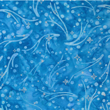 Winter Sparkle - Artisan Batiks 21233-243 Cerulean by Robert Kaufman Fabrics