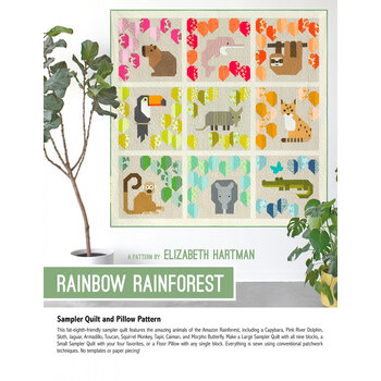 Rainbow Rainforest Pattern