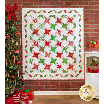  Twisting With the Stars Quilt Kit - Merry and Bright