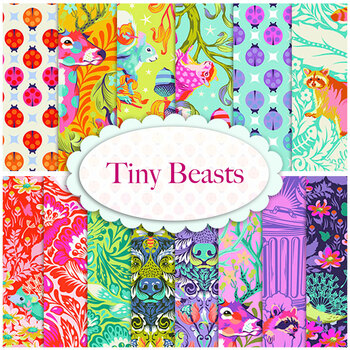 Tiny Beasts  Yardage by Tula Pink for Free Spirit Fabrics