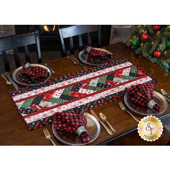  Quilt As You Go Venice Table Runner - Home Sweet Holidays