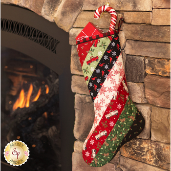  Quilt As You Go Holiday Stocking - Home Sweet Holidays