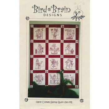 Here Comes Santa Quilt - Machine Embroidery CD