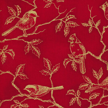 Holiday Flourish 15 20782-91 Crimson by Robert Kaufman Fabrics