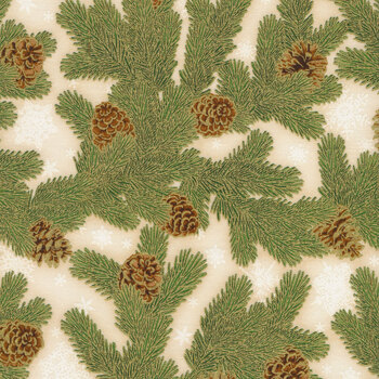 Holiday Flourish 15 20783-15 Ivory by Robert Kaufman Fabrics