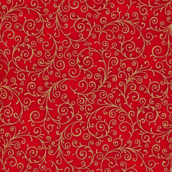 Holiday Flourish 15 20787-3 Red by Robert Kaufman Fabrics