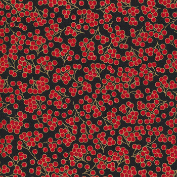 Holiday Flourish 15 20790-2 Black by Robert Kaufman Fabrics