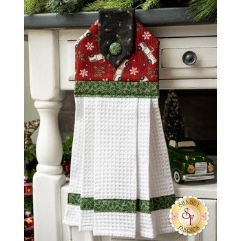 Hanging Towel Kit - Home Sweet Holidays - Red
