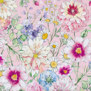 Cherish Y3551-42 Pink by Clothworks
