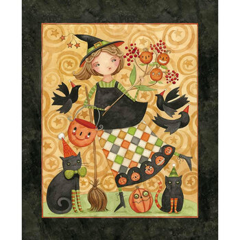 Halloween Whimsy 11830-PANEL by Riley Blake Designs