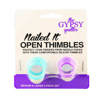 Nailed It Open Thimbles by The Gypsy Quilter