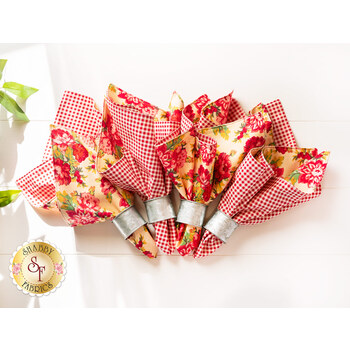  Cloth Napkins Kit - Sweet Beginnings - Makes 4
