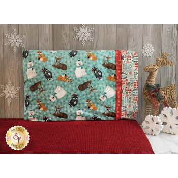 Magic Pillowcase - Warmin' Up Winter Flannel - Standard - SAMPLE
