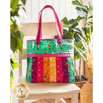  Quilt As You Go Sophie Tote Kit - Jungle Paradise