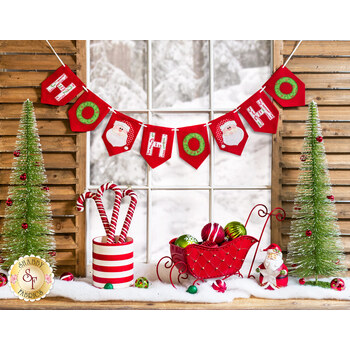Word Banner Kit - Ho Ho Ho