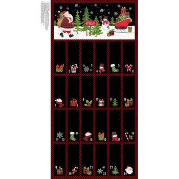 Santa's Tree Farm 24731-99 Panel by Northcott Fabrics