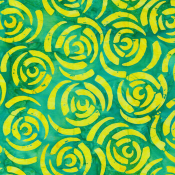 Bossa Nova Batiks 4361-41 Lime by Moda Fabrics REM