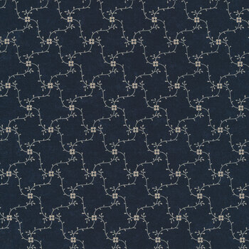 Freedom Road 9697-14 Blue Tan by Kansas Troubles Quilters from Moda Fabrics