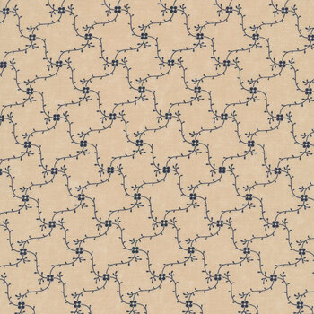 Freedom Road 9697-21 Tan Blue by Kansas Troubles Quilters from Moda Fabrics