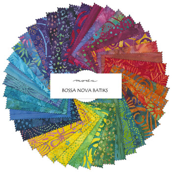 Bossa Nova Batiks  Charm Pack by Moda Fabrics