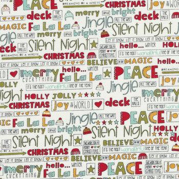 Snowkissed 55580-11 Vanilla by Sweetwater from Moda Fabrics
