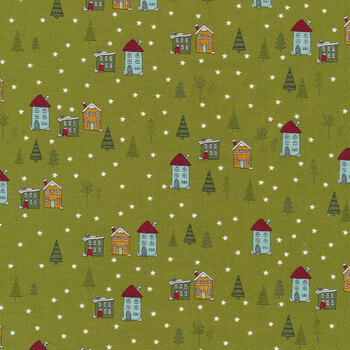 Snowkissed 55582-13 Pine by Sweetwater from Moda Fabrics