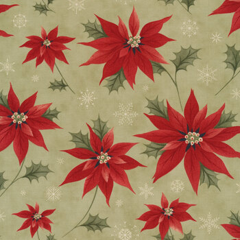 Northeast Home Holiday Collection Poinsettia Holly and Berries Decorative Parchment  Paper, 20-Count 