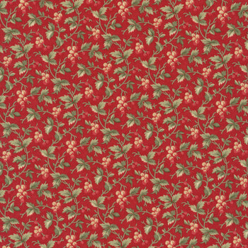 Poinsettia Plaza 44294-12 Crimson by 3 Sisters for Moda Fabrics