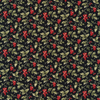 Poinsettia Plaza 44294-15 Ebony by 3 Sisters for Moda Fabrics