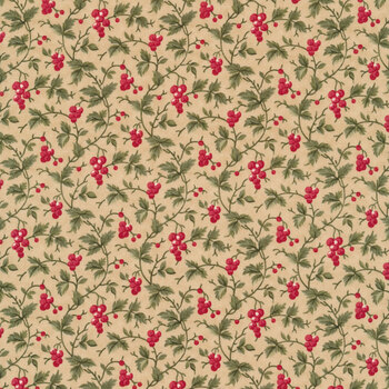 Poinsettia Plaza 44294-21 Parchment by 3 Sisters for Moda Fabrics