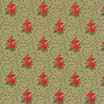 Poinsettia Plaza 44295-13 Sage by 3 Sisters for Moda Fabrics