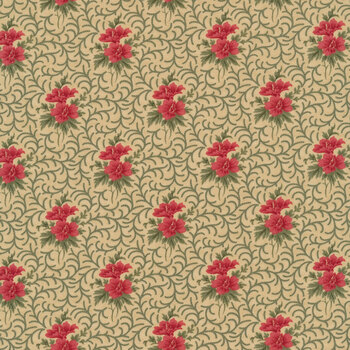 Poinsettia Plaza 44295-21 Parchment by 3 Sisters for Moda Fabrics