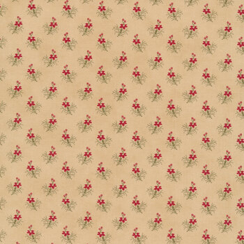 Poinsettia Plaza 44297-21 Parchment by 3 Sisters for Moda Fabrics
