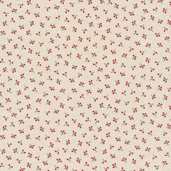 Poinsettia Plaza 44298-11 Cream by 3 Sisters for Moda Fabrics