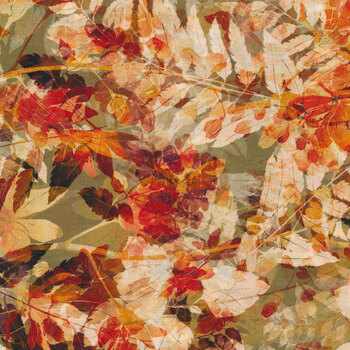 Reflections of Autumn 13RA-1 Luscious by Jason Yenter for In The Beginning Fabrics